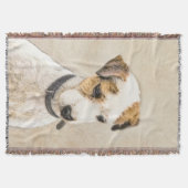 Couverture Parson Jack Russell Terrier Peinture - Chien Art (Devant)