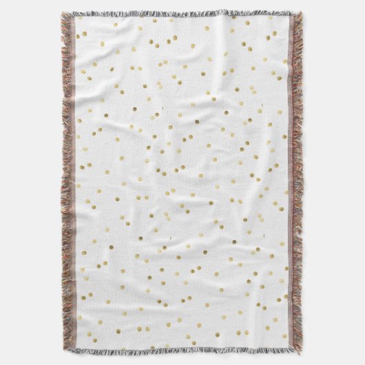 Couverture Parties scintillant d'or Confetti Dot Polka Clou d (devant Vertical)