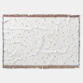 Couverture Parties scintillant d'or Confetti Dot Polka Clou d (Devant)