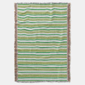 Couverture Parties scintillant Green Stripes (devant Vertical)