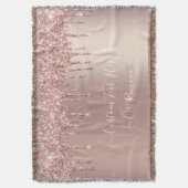 Couverture Parties scintillant rose Gold Blush Jeter le texte (devant Vertical)