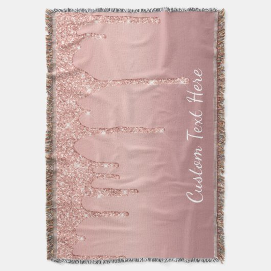 Couverture Parties scintillant rose Gold Blush Jeter le texte (devant Vertical)