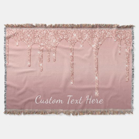 Couverture Parties scintillant rose Gold Blush Jeter le texte (Devant)