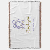 Couverture Parties scintillant violet arc ajouter nom lettre (devant Vertical)