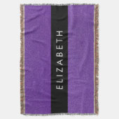 Couverture Parties scintillant violette, Arrière - plan Parti (devant Vertical)