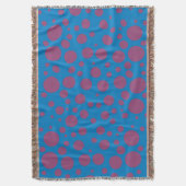 Couverture passion pourpre sensation de lune bleue art vertig (devant Vertical)