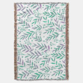 Couverture Pastel aquarelle branches pourpre et vert (devant Vertical)