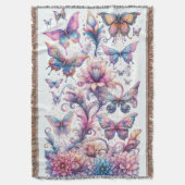 Couverture Pastel Butterfly Cosy Blanket (devant Vertical)