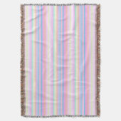 Couverture pastel doux créatif rayé (devant Vertical)