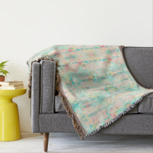 Couverture Pastel Motif Lève Blanche