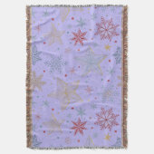 Couverture "Pastel Star Woven Thaillot Blanket (devant Vertical)