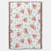 Couverture Pastèque rose, Graines de pastèque, Motif d'été (devant Vertical)
