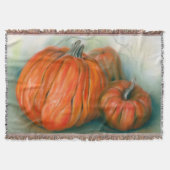 Couverture Patch citrouille Automne Trio Pastel Art (Devant)