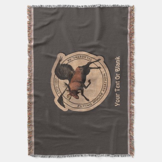 Couverture Patch Flying Moose Aviation (devant Vertical)