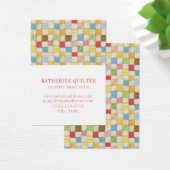 COUVERTURE PATCHWORK 3,5x2,5 Carte de Visite III (Bureau)