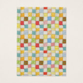 COUVERTURE PATCHWORK 3,5x2,5 Carte de Visite III (Dos)