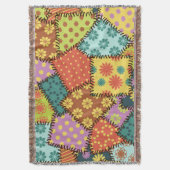 Couverture Patchwork Eclectique : Mélange Motif Diverse (devant Vertical)