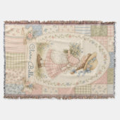 Couverture Patchwork personnalisé de livre d'histoires pour b (Devant)