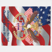 Couverture patriotique 30" x40" 50" x60" 60" x80 " (Devant (Horizontal))