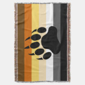 Couverture Patte d'ours géniale sur le drapeau de la fierté d (devant Vertical)