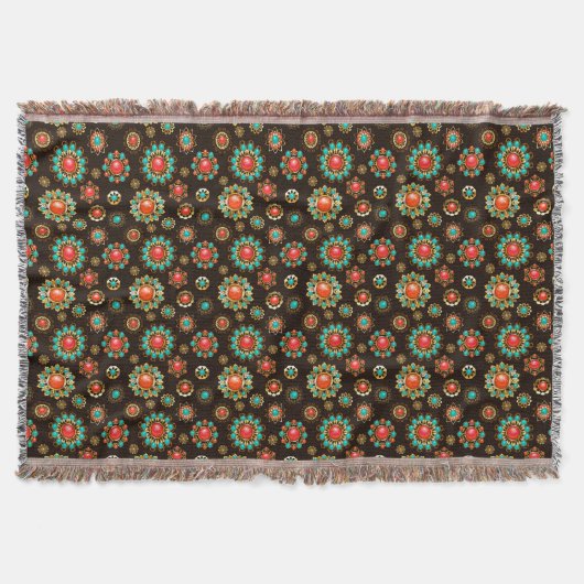 Couverture Pattern de Ethnic Brooches Seamless (Devant)