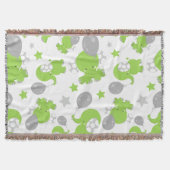 Couverture Pattern of Green Elephants, Cute Elephants, stars (Devant)