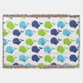 Couverture Pattern of Whales, Cute Whales, Sea Animals (Devant)