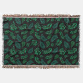 Couverture Pattern Tropical Leaves (Devant)