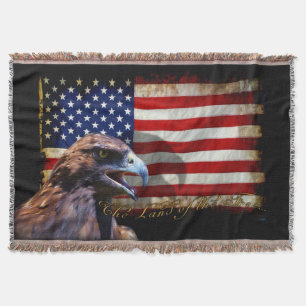 Couverture Pays du drapeau et de l'aigle patriotique libres d