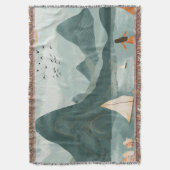 Couverture Paysage Abstrait de Boho (11) (devant Vertical)