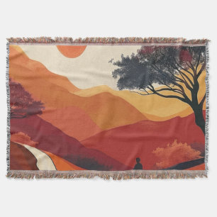 Couverture Paysage Abstrait de Boho (19)
