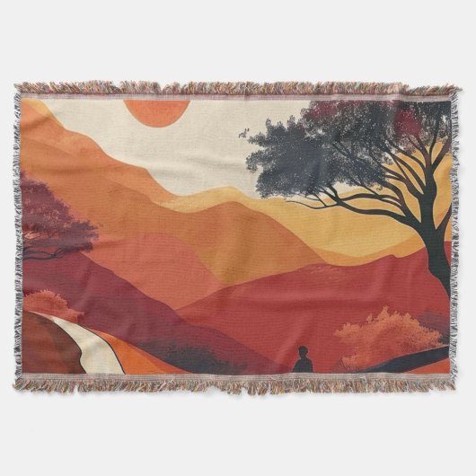 Couverture Paysage Abstrait de Boho (19) (Devant)