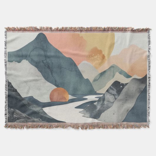 Couverture Paysage Abstrait de Boho (2) (Devant)
