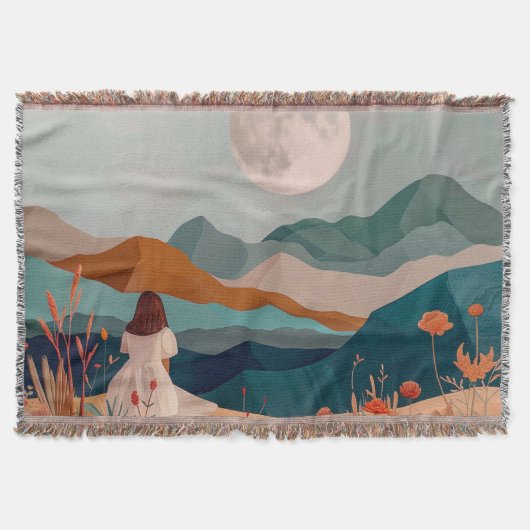 Couverture Paysage Abstrait de Boho (21) (Devant)