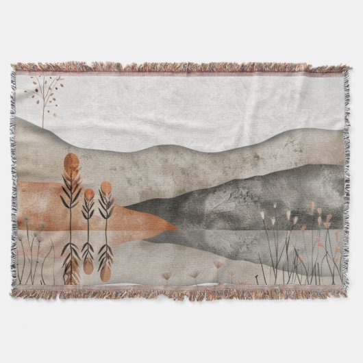 Couverture Paysage Abstrait de Boho (3) (Devant)