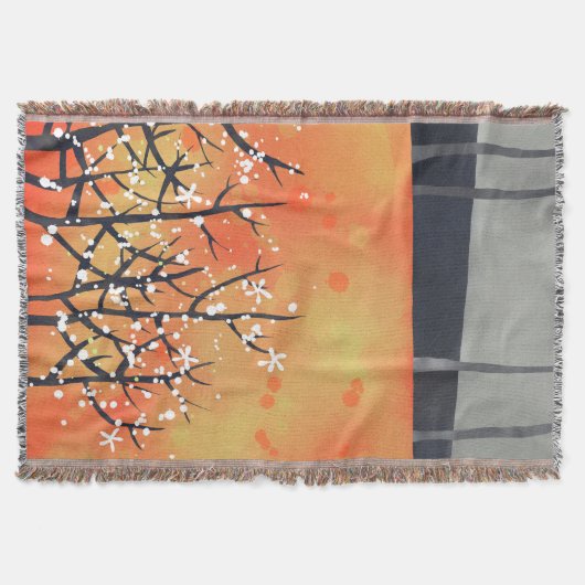 Couverture Paysage Abstrait orange brûlé (Devant)