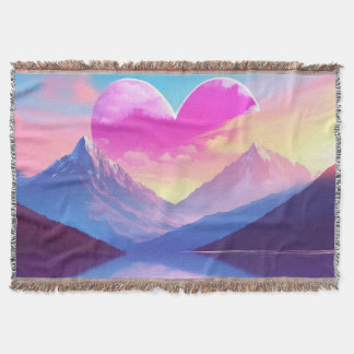 Couverture Paysage artistique du cœur et du coucher de soleil