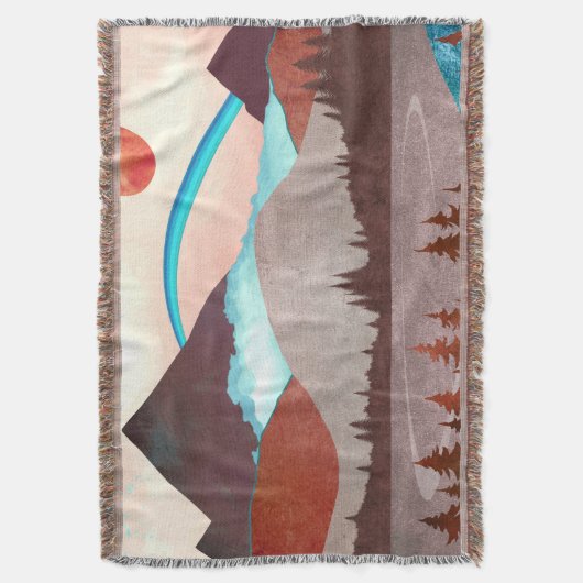 Couverture Paysage Blue Rainbow (devant Vertical)