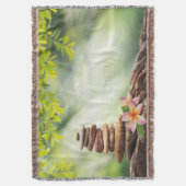 Couverture Paysage de Fleur de Lotus, Pierres Zen (devant Vertical)