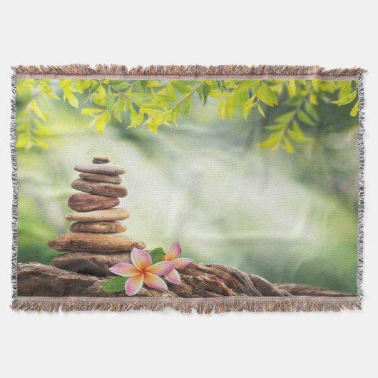 Couverture Paysage de Fleur de Lotus, Pierres Zen (Devant)