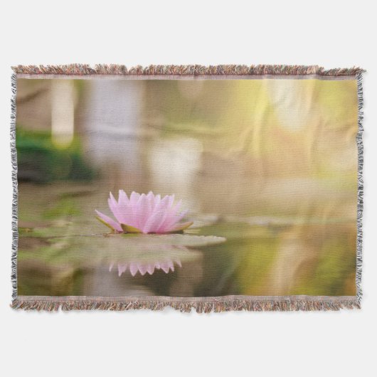 Couverture Paysage de fleur de lotus stylisé, Zen (Devant)