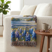 Couverture Paysage de prairie de bleuets du Texas