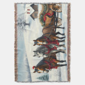 Couverture Paysage hivernal avec chevaux et Cabine (devant Vertical)