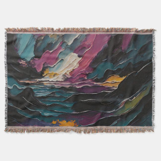 Couverture Paysage Marin Abstrait Océan Cosmique