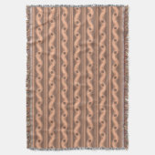 Couverture Peach et Mocha Spiral Motif (devant Vertical)