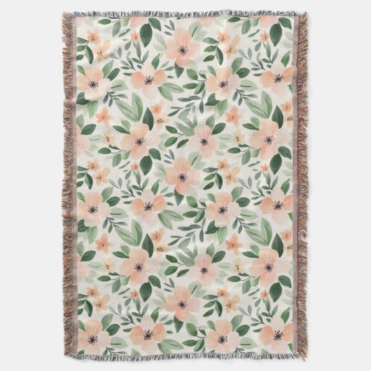 Couverture Peach Mint Flowers (devant Vertical)