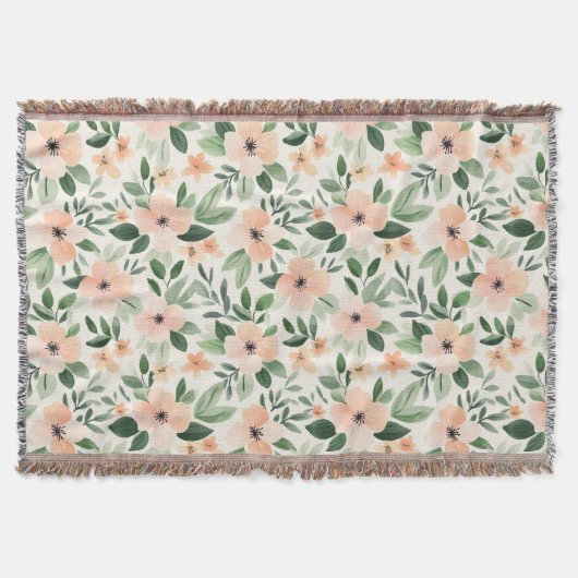 Couverture Peach Mint Flowers   (Devant)