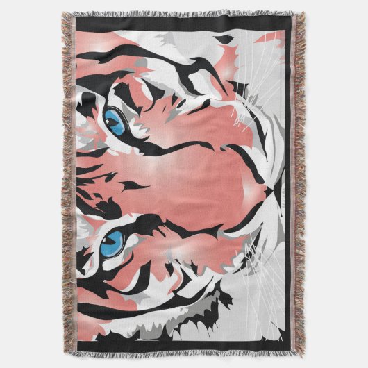 COUVERTURE PEACH TIGER JETER BLANKET (devant Vertical)