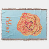Couverture Peachy Tangerine Rose (Devant)