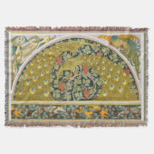 Couverture Peacock Art Nouveau Style rond design complexe (Devant)